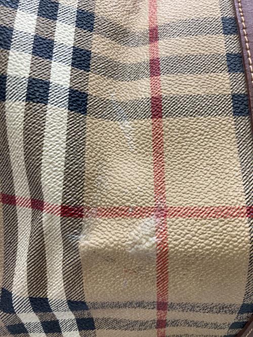 Burberry's（バーバリーズ）Burberry's (バーバリーズ) ボストンバッグ ブラウンの古着・服飾アイテム