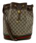 GUCCI（グッチ）の古着「巾着ショルダーバッグ」｜ブラウン