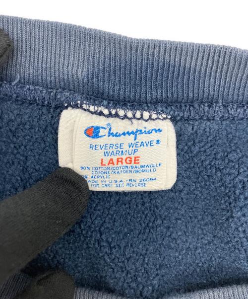 Champion REVERSE WEAVE（チャンピオン リバース ウィーブ）Champion REVERSE WEAVE (チャンピオン リバース ウィーブ) クルーネックスウェット ネイビー サイズ:Lの古着・服飾アイテム