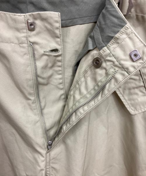 nanamica（ナナミカ）nanamica (ナナミカ) Side Belt Wide Pants ベージュ サイズ:W34 未使用品の古着・服飾アイテム