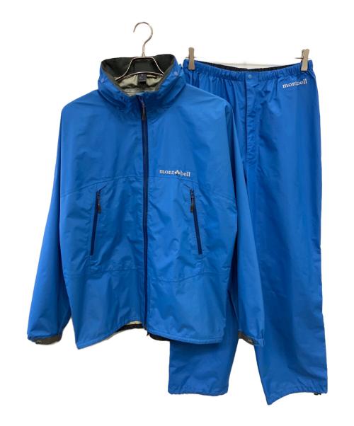 mont-bell（モンベル）mont-bell (モンベル) レインウェアセット ブルー サイズ:XLの古着・服飾アイテム