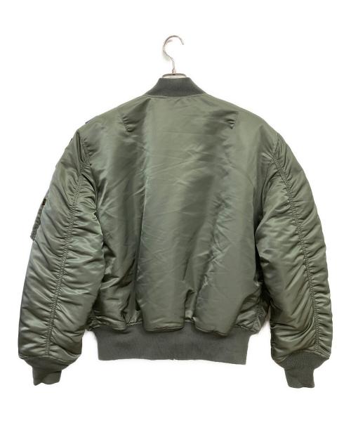 ALPHA（アルファ）ALPHA (アルファ) MA-1ジャケット グリーン サイズ:XLの古着・服飾アイテム