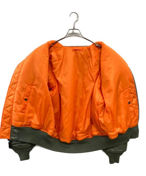 ALPHA（アルファ）ALPHA (アルファ) MA-1ジャケット グリーン サイズ:Lの古着・服飾アイテム