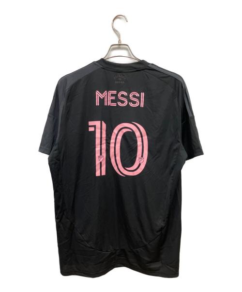 adidas（アディダス）adidas (アディダス) 半袖カットソー ブラック×ピンク サイズ:3XL 未使用品の古着・服飾アイテム