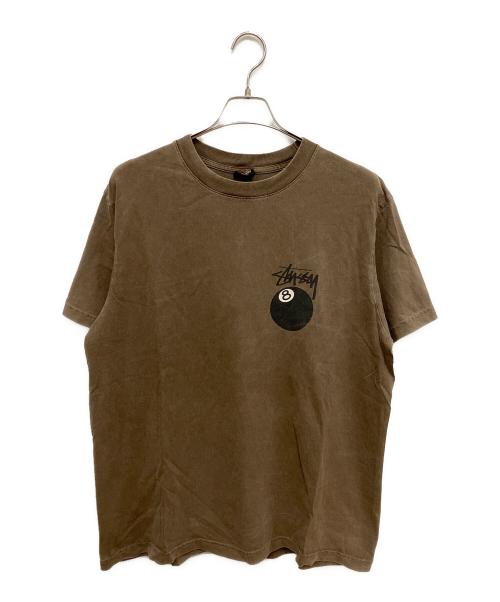 stussy（ステューシー）stussy (ステューシー) Tシャツ ブラウン サイズ:Lの古着・服飾アイテム