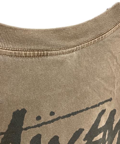 stussy（ステューシー）stussy (ステューシー) Tシャツ ブラウン サイズ:Lの古着・服飾アイテム