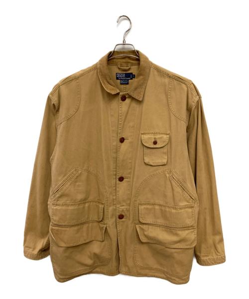 POLO RALPH LAUREN（ポロ・ラルフローレン）POLO RALPH LAUREN (ポロ・ラルフローレン) ハンティングジャケット ベージュ サイズ:Lの古着・服飾アイテム