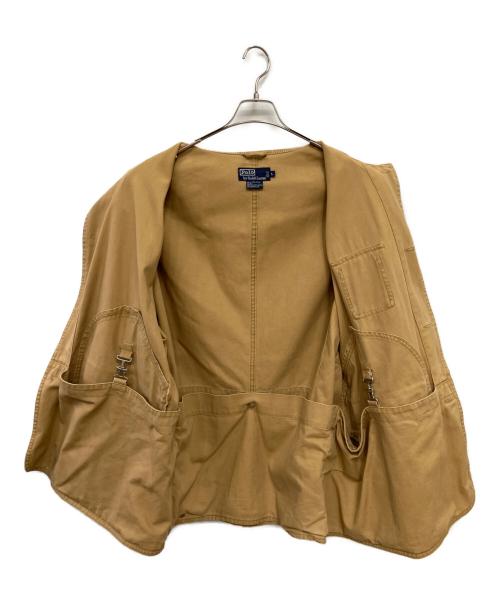 POLO RALPH LAUREN（ポロ・ラルフローレン）POLO RALPH LAUREN (ポロ・ラルフローレン) ハンティングジャケット ベージュ サイズ:Lの古着・服飾アイテム