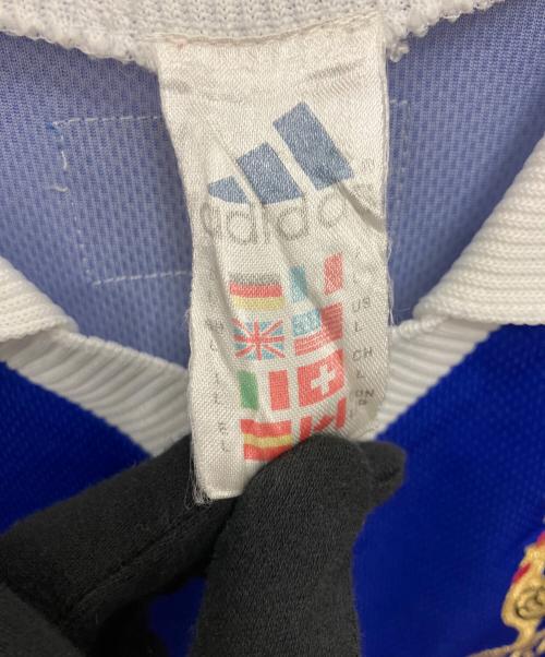 adidas（アディダス）adidas (アディダス) ゲームシャツ ブルー サイズ:Lの古着・服飾アイテム