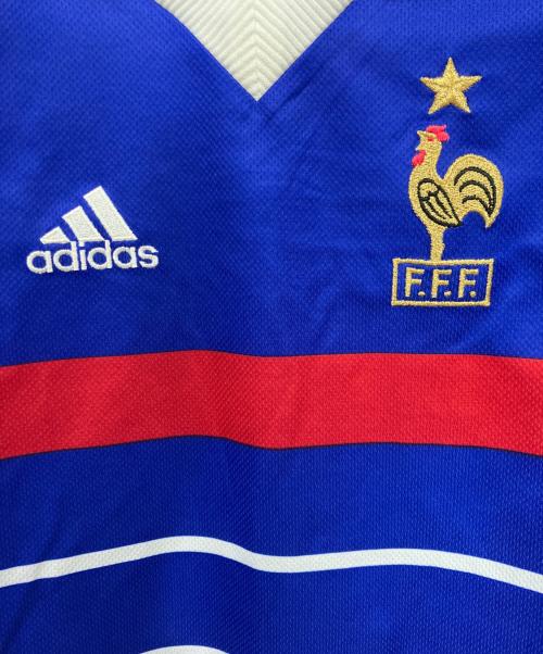 adidas（アディダス）adidas (アディダス) ゲームシャツ ブルー サイズ:Lの古着・服飾アイテム
