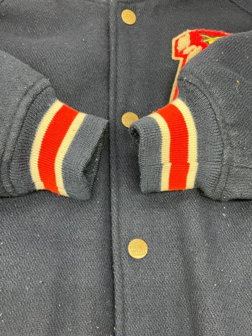 AVIREX（アヴィレックス）AVIREX (アヴィレックス) ウールスタジャン ネイビー サイズ:Sの古着・服飾アイテム