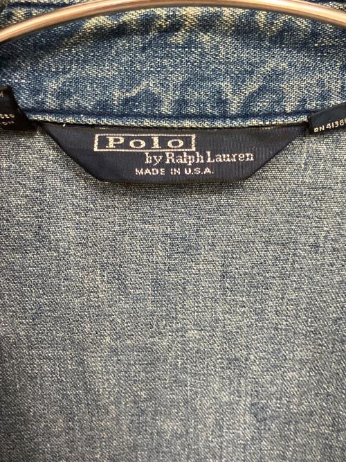 POLO RALPH LAUREN（ポロ・ラルフローレン）POLO RALPH LAUREN (ポロ・ラルフローレン) ブルゾン インディゴ サイズ:XLの古着・服飾アイテム
