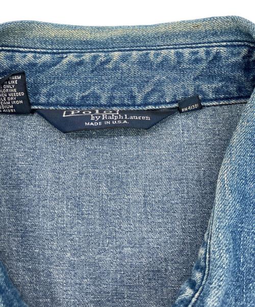 POLO RALPH LAUREN（ポロ・ラルフローレン）POLO RALPH LAUREN (ポロ・ラルフローレン) ブルゾン インディゴ サイズ:XLの古着・服飾アイテム