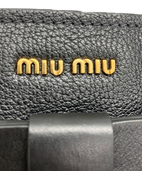 MIU MIU（ミュウミュウ）MIU MIU (ミュウミュウ) トートバッグ ブラックの古着・服飾アイテム