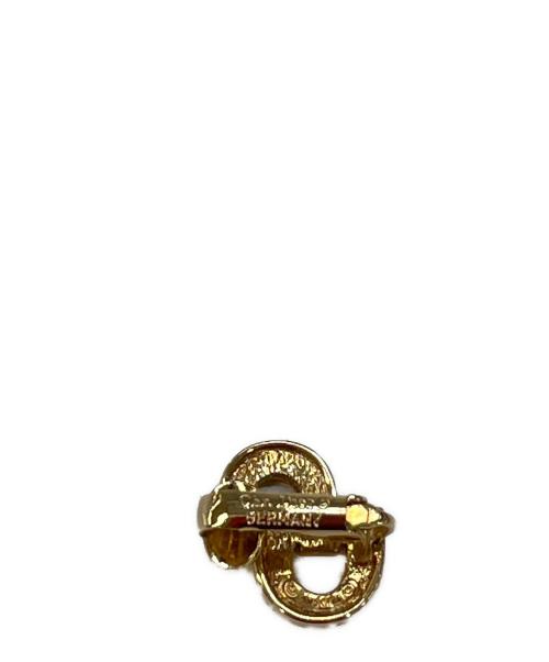 Christian Dior（クリスチャン ディオール）Christian Dior (クリスチャン ディオール) イヤリング ゴールド×ホワイトの古着・服飾アイテム