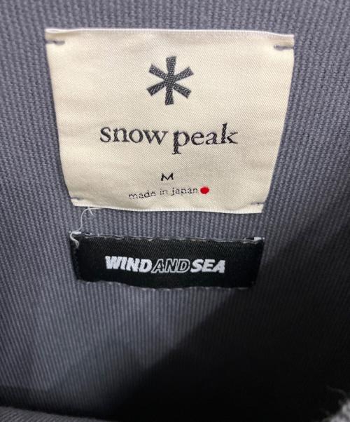 Snow peak（スノーピーク）Snow peak (スノーピーク) WIND AND SEA (ウィンダンシー) スウェット グレー サイズ:Mの古着・服飾アイテム