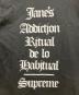 中古・古着 SUPREME (シュプリーム) Jane's Addiction (ジェーンズ・アディクション) Tシャツ ブラック サイズ:S：9000円