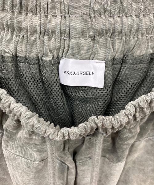 askyurself（アスクユアセルフ）askyurself (アスクユアセルフ) ハーフカーゴパンツ グリーン サイズ:Sの古着・服飾アイテム