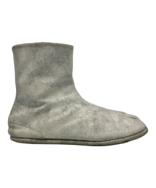 Maison Margiela（メゾンマルジェラ）Maison Margiela (メゾンマルジェラ) ショートブーツ ホワイト サイズ:43の古着・服飾アイテム