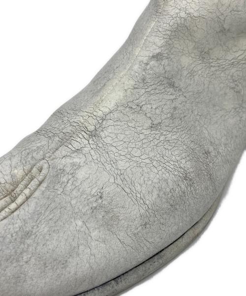 Maison Margiela（メゾンマルジェラ）Maison Margiela (メゾンマルジェラ) ショートブーツ ホワイト サイズ:43の古着・服飾アイテム