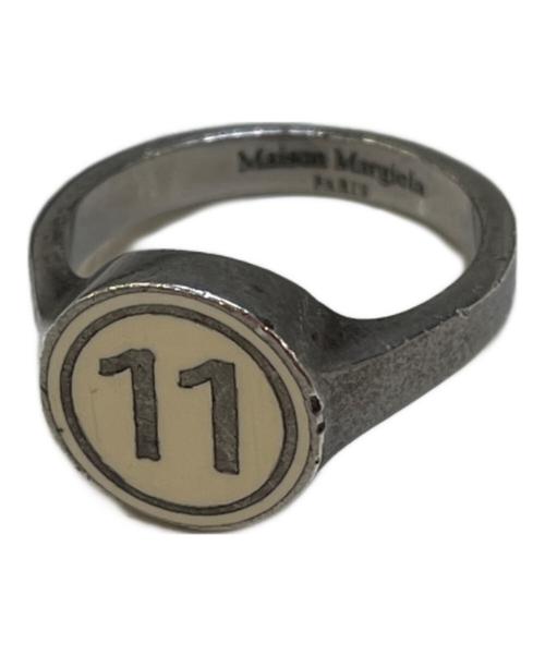 Maison Margiela（メゾンマルジェラ）Maison Margiela (メゾンマルジェラ) シルバーリング シルバー×アイボリー サイズ:15.5号の古着・服飾アイテム