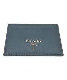 PRADA（プラダ）の古着「カードケース」｜スカイブルー