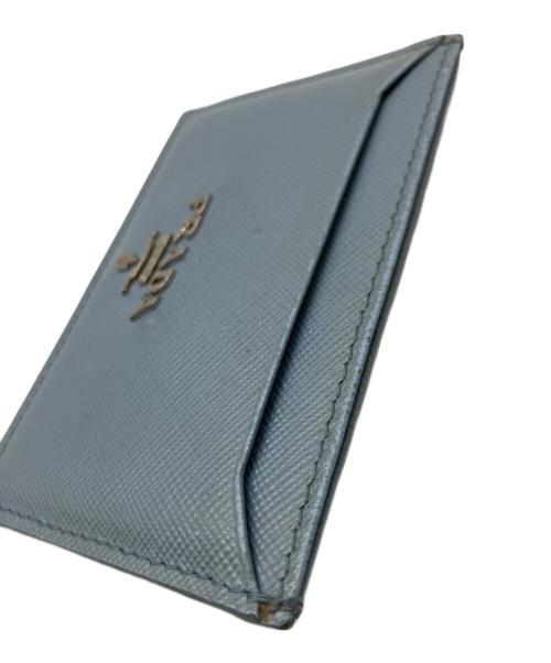 PRADA（プラダ）PRADA (プラダ) カードケース スカイブルーの古着・服飾アイテム