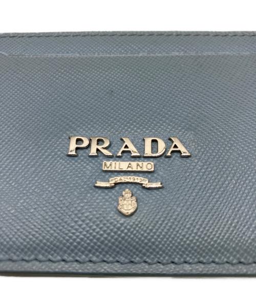 PRADA（プラダ）PRADA (プラダ) カードケース スカイブルーの古着・服飾アイテム