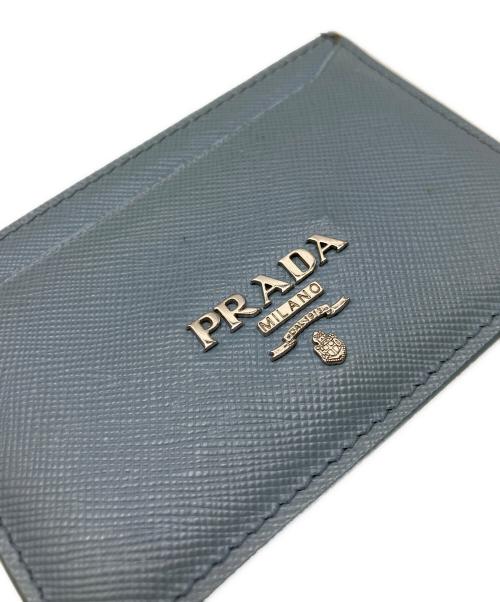 PRADA（プラダ）PRADA (プラダ) カードケース スカイブルーの古着・服飾アイテム