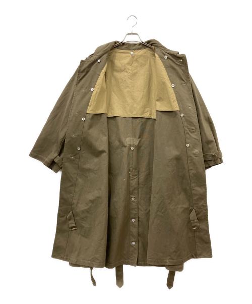 French Army（フランス軍）French Army (フランス軍) ロングコート オリーブ サイズ:不明の古着・服飾アイテム