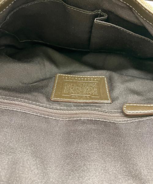 COACH（コーチ）COACH (コーチ) ショルダーバッグ ベージュの古着・服飾アイテム