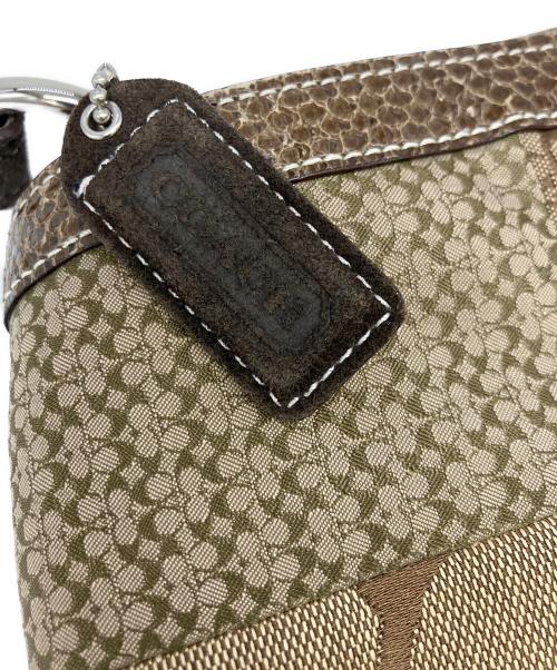 COACH（コーチ）COACH (コーチ) ショルダーバッグ ベージュの古着・服飾アイテム