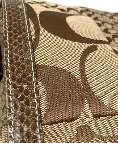 COACH（コーチ）COACH (コーチ) ショルダーバッグ ベージュの古着・服飾アイテム