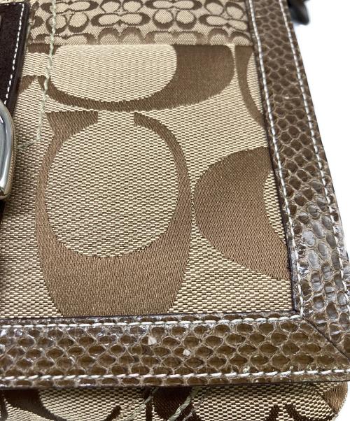 COACH（コーチ）COACH (コーチ) ショルダーバッグ ベージュの古着・服飾アイテム