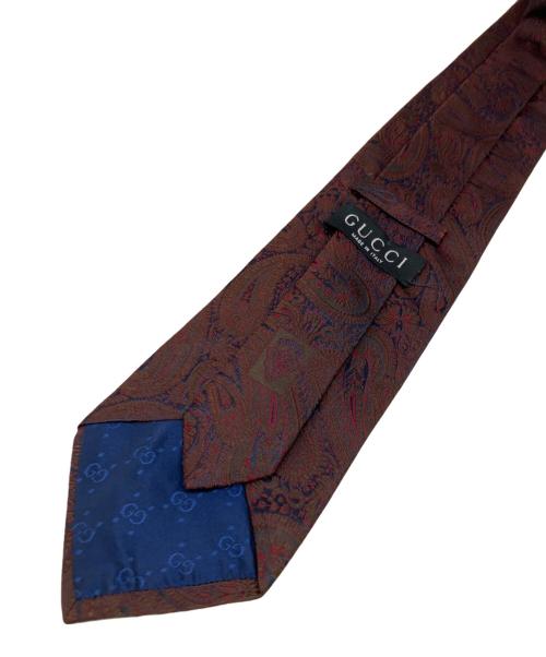 GUCCI（グッチ）GUCCI (グッチ) ネクタイ ブラウン サイズ:なしの古着・服飾アイテム
