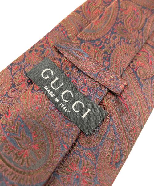 GUCCI（グッチ）GUCCI (グッチ) ネクタイ ブラウン サイズ:なしの古着・服飾アイテム