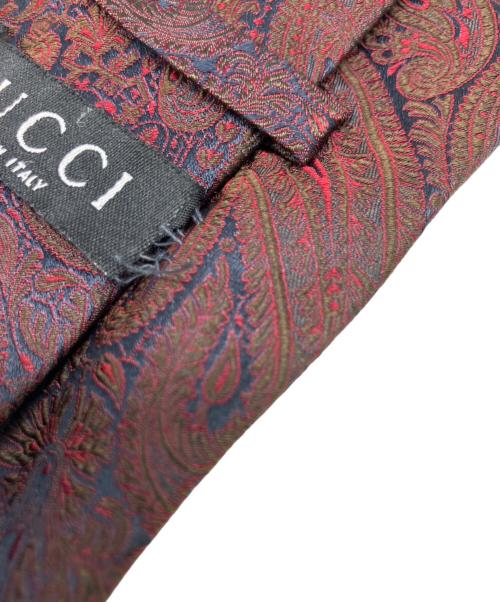 GUCCI（グッチ）GUCCI (グッチ) ネクタイ ブラウン サイズ:なしの古着・服飾アイテム