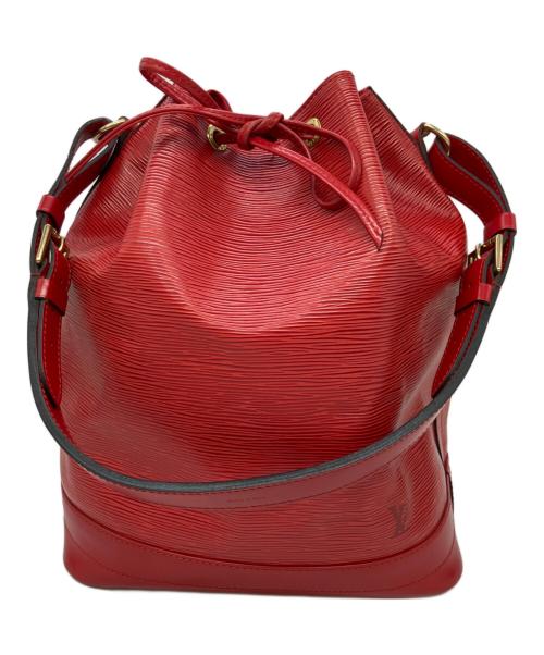 LOUIS VUITTON（ルイ ヴィトン）LOUIS VUITTON (ルイ ヴィトン) 巾着ショルダーバッグ レッドの古着・服飾アイテム