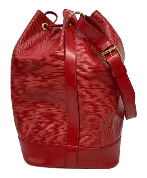 LOUIS VUITTON（ルイ ヴィトン）LOUIS VUITTON (ルイ ヴィトン) 巾着ショルダーバッグ レッドの古着・服飾アイテム