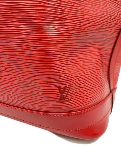 LOUIS VUITTON（ルイ ヴィトン）LOUIS VUITTON (ルイ ヴィトン) 巾着ショルダーバッグ レッドの古着・服飾アイテム