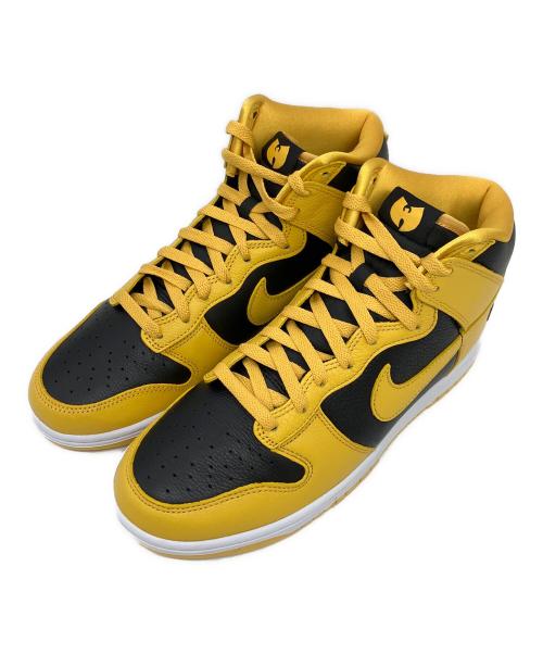 NIKE（ナイキ）NIKE (ナイキ) wu-tang clan (ウータンクラン) ハイカットスニーカー イエロー×ブラック サイズ:27の古着・服飾アイテム