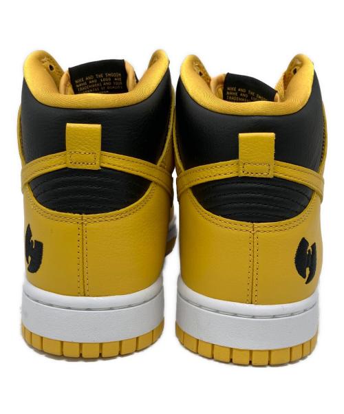 NIKE（ナイキ）NIKE (ナイキ) wu-tang clan (ウータンクラン) ハイカットスニーカー イエロー×ブラック サイズ:27の古着・服飾アイテム