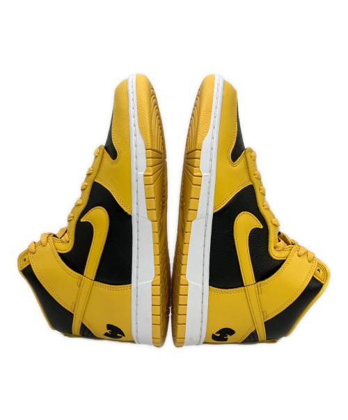 NIKE（ナイキ）NIKE (ナイキ) wu-tang clan (ウータンクラン) ハイカットスニーカー イエロー×ブラック サイズ:27の古着・服飾アイテム
