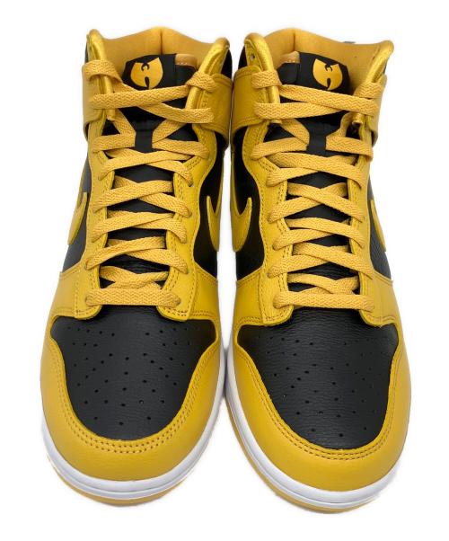 NIKE（ナイキ）NIKE (ナイキ) wu-tang clan (ウータンクラン) ハイカットスニーカー イエロー×ブラック サイズ:27の古着・服飾アイテム