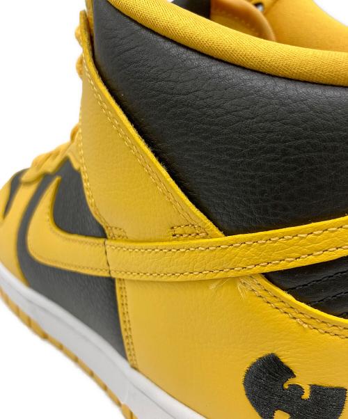 NIKE（ナイキ）NIKE (ナイキ) wu-tang clan (ウータンクラン) ハイカットスニーカー イエロー×ブラック サイズ:27の古着・服飾アイテム