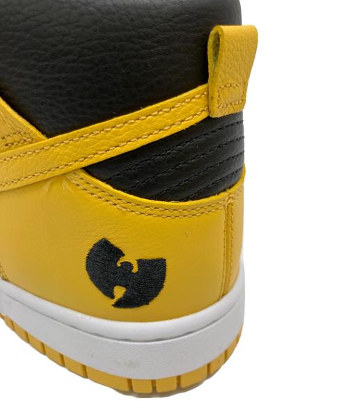 NIKE（ナイキ）NIKE (ナイキ) wu-tang clan (ウータンクラン) ハイカットスニーカー イエロー×ブラック サイズ:27の古着・服飾アイテム