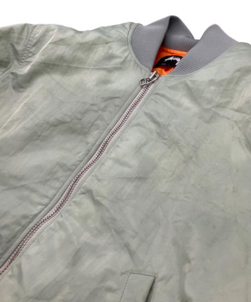 stussy（ステューシー）stussy (ステューシー) MA-1ジャケット グリーン サイズ:Mの古着・服飾アイテム