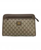 GUCCIグッチ）の古着「クラッチバッグ」｜ベージュ