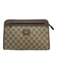 GUCCI（グッチ）の古着「クラッチバッグ」｜ベージュ