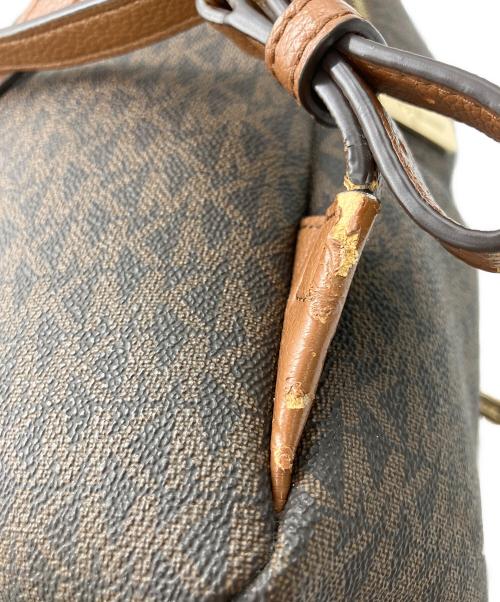 MICHAEL KORS（マイケルコース）MICHAEL KORS (マイケルコース) リュック ブラウンの古着・服飾アイテム